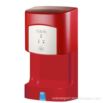 High-Speed Hand Dryer with Base Red Color V-182s